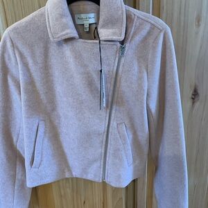Michael Stars Amelia Moto Jacket in Pink